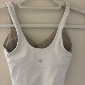 Lululemon White Align Tank Top (size 2)